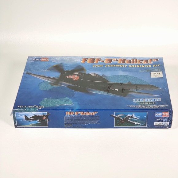 Hobby Boss 1/72 F6F-5 Hellcat Fighter Plastic Airplane Easy Model Kit‎ 80260 - Picture 3 of 5